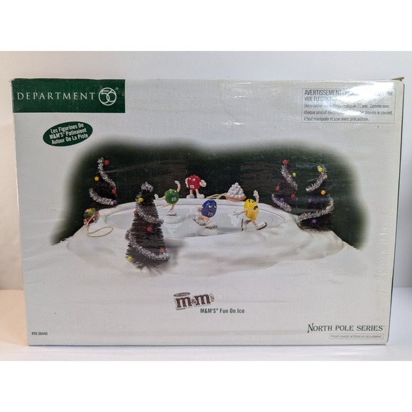2005 M&M's Fun‎ on Ice Department 56 North Pole Series Ice Skating - Picture 1 of 8